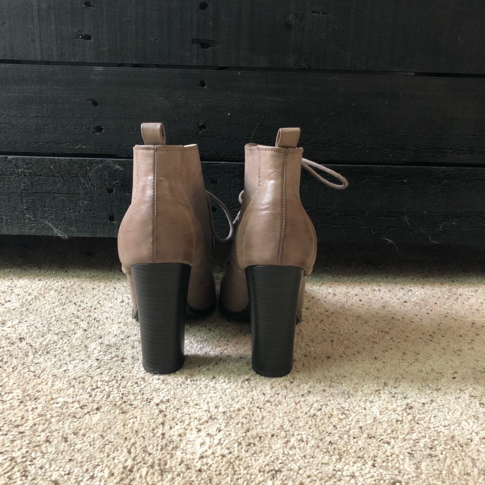 Tan/gray Booties - Picture 4 of 5